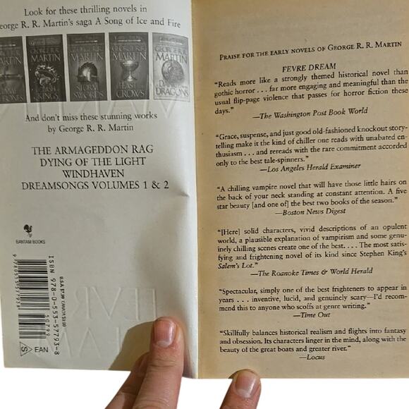 Fevre Dream by George R. R. Martin [B9] - Picture 3 of 6